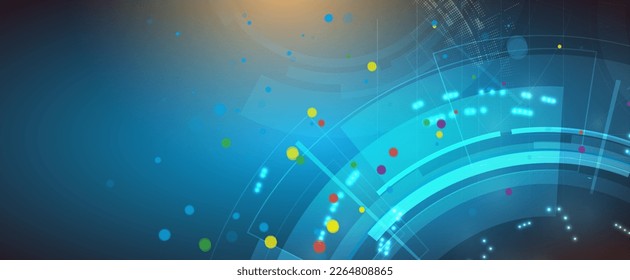 Neural network concept. Connected cells with links. High technology process. Abstract background
