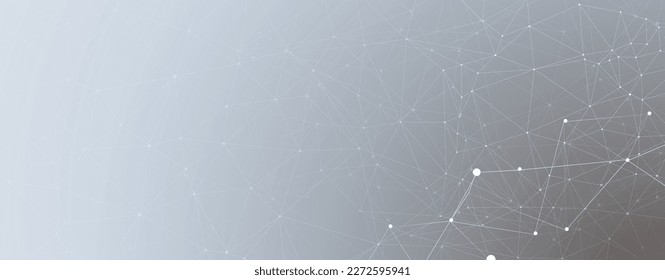 Neural network concept. Connected cells with links. High technology process. Abstract futuristic background