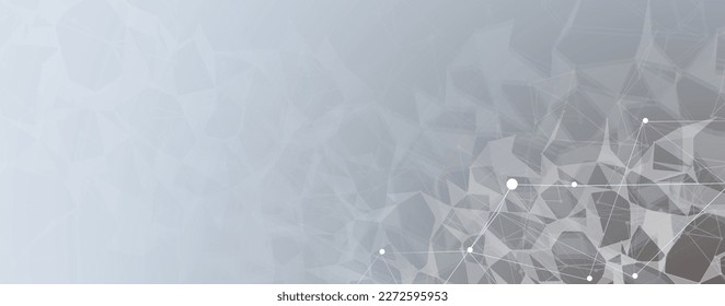 Neural network concept. Connected cells with links. High technology process. Abstract futuristic background