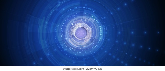 Neural network concept. Connected cells with links. High technology process. Abstract background