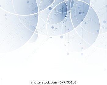 Neural network concept. Connected cells with links. High technology process. Abstract background