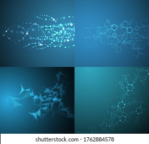 Neural network concept connection of cells medical education icon chemistry and science
