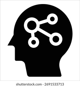 Elemento De Ícone De Rede Neural Para Design