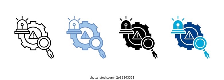 Neural Network Icon Set Multiple Style Collection