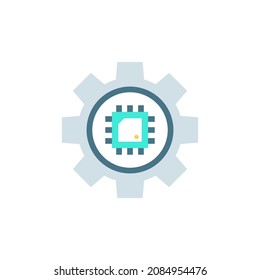 Neural Network icon in vector. Logotype