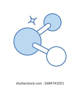 Ilustração de estoque de vetor de Ícone de Rede Neural