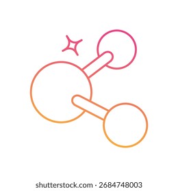 Neural Network Icon vector stock illustration