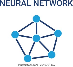Neural network icons. Containing machine learning, data science, AI, virtual assistant, generative AI, technology, Turing test and more. Solid vector icons collection.