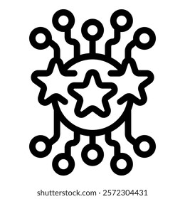 Neural network learning achieving high performance with five stars rating system