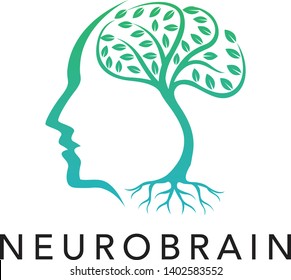 Neuro Brain Logo Icon For Healthcare Companies.