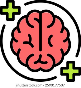 Neuro Icon Element For Design