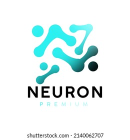 Neuro logo design inspiration vector illustration
