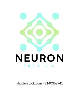 Neuro logo design inspiration vector illustration