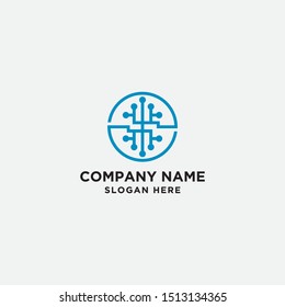 neuro logo design. tree icon universal. vector