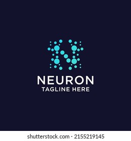 Neuro logo icon design vector 