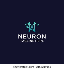 Neuro logo icon design vector 
