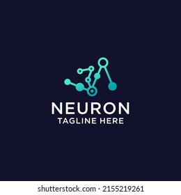 Vector de iconos del logo de Neuro 