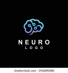 Neuro Logo With Modern Concept