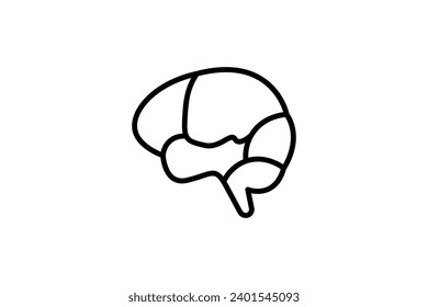 neurodiversity icon. icon related to disability and disability symbol . line icon style. Simple vector design editable