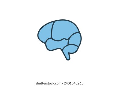 neurodiversity icon. icon related to disability and disability symbol . flat line icon style. Simple vector design editable