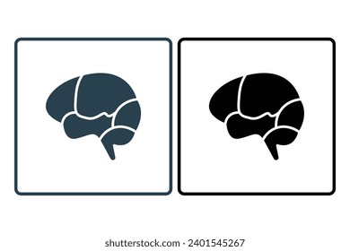 neurodiversity icon. icon related to disability and disability symbol . solid icon style. Simple vector design editable