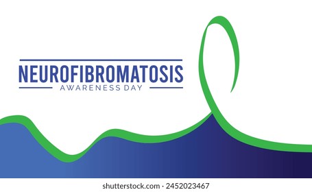 Neurofibromatosis Awareness Day observed every year in May. Template for background, banner, card, poster with text inscription.