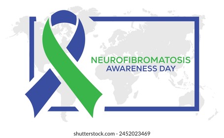 Neurofibromatosis Awareness Day observed every year in May. Template for background, banner, card, poster with text inscription.