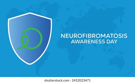 Neurofibromatosis Awareness Day observed every year in May. Template for background, banner, card, poster with text inscription.