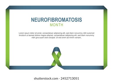 Neurofibromatosis Month background. Vector illustration.