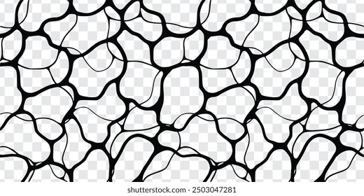 neurographic sketch vector design isolated background 