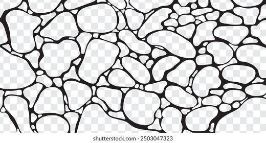 neurographic sketch vector design isolated background 