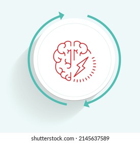 Neurological Disorders icon vector design