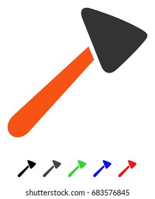 Neurologist Hammer flat vector pictogram with colored versions. Color neurologist hammer icon variants with black, gray, green, blue, red.