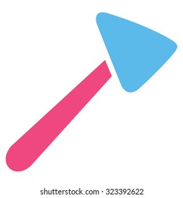 Neurologist Hammer vector icon. Style is bicolor flat symbol, pink and blue colors, rounded angles, white background.