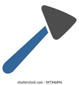 Neurologist Hammer vector icon. Style is bicolor flat symbol, cobalt and gray colors, rounded angles, white background.