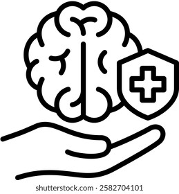 Neurology Icon Element For Design