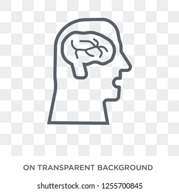 Neurology icon. Trendy flat vector Neurology icon on transparent background from Health and Medical collection. High quality filled Neurology symbol use for web and mobile