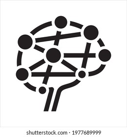 Neurology icon, vector and glyph