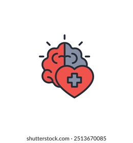neurology icon. vector.Editable stroke.linear style sign for use web design,logo.Symbol illustration.