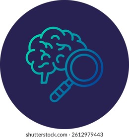 Neurology Line Circle Gradient Style