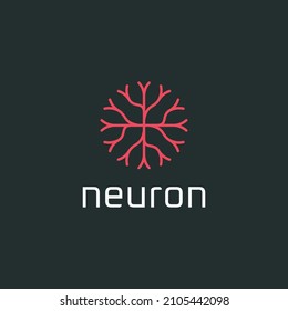 Neurology Logo Design Illustration Vector Template