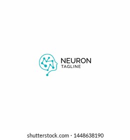 Neurology Logo Design Template  Concept flat Vector