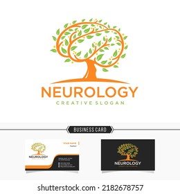 Neurology logo design vector template