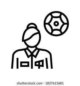 neurology medical specialist line icon vector. neurology medical specialist sign. isolated contour symbol black illustration