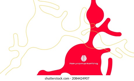 neuromarketing banner web icon for business and social media marketing, brain, purchase, science, customer insight and advertise. Minimal vector infographic