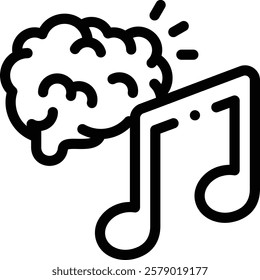 neuromarketing icon. Thin Linear Style Design Isolated On White Background