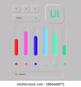 Neuromorphic Vector Design UI Kit