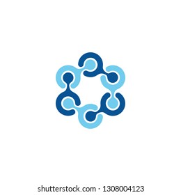 Neuron Brain Vector Flat Design