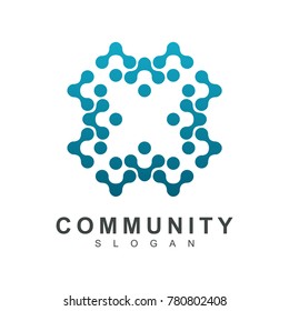 Neuron Group logo, Community logo, X Dot logo