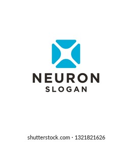 Neuron Group logo, Molecular icon